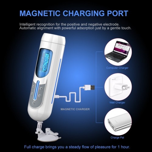 Male Masturbation Cup Rechargeable 10-Speed For Vaginal Sex
