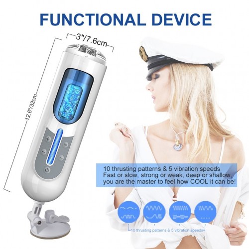 Male Masturbation Cup Rechargeable 10-Speed For Vaginal Sex