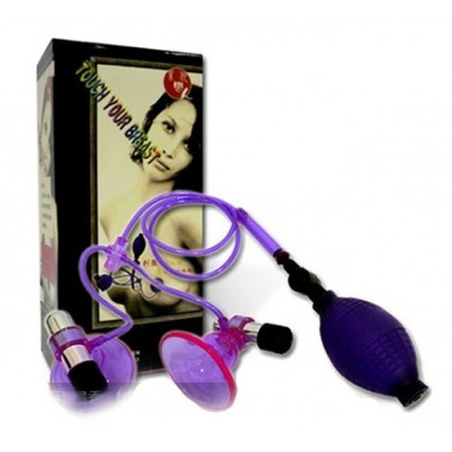 Vibration Chest Stimulation Nipple Pump Vibrator For Women