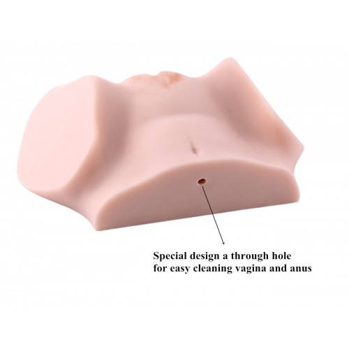 Life Size Virgin Pussy Ass Doll,SINLOLI 3D Realistic Male Masturbator Ass Vagina Anal Sex Toys for Male Masturbation(5.3 LB)