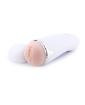 Masturbateur masculin Double Vibration Vagin Real Pussy Adult Sex Toys Blanc