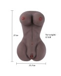 HISMITH Female Body Life-Sized Sex Toy For Men (Black)