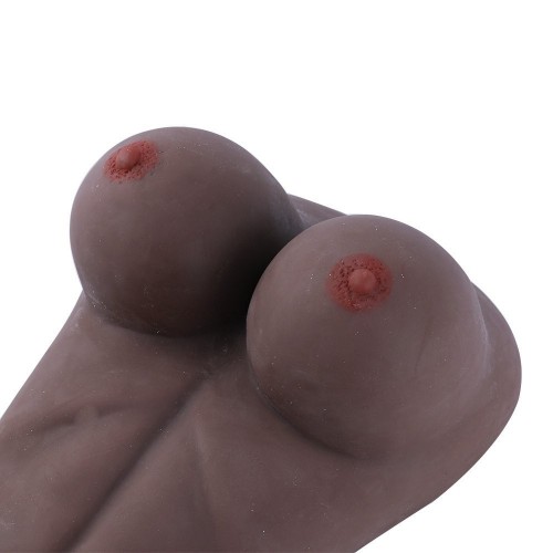 Sex Doll Torso Love Doll,SINLOLI Female Body Sex Toy with Breasts Vagina and Anal,Life-Sized Male Masturbator for Men (Black)