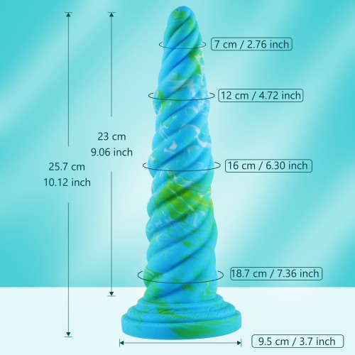 Dildo Hismith 25,7 cm Huge Awl avec ventouse pour Hismith Premium Sex Machine