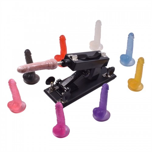 Automatic Sex Machine With Jelly Realistic Dildo