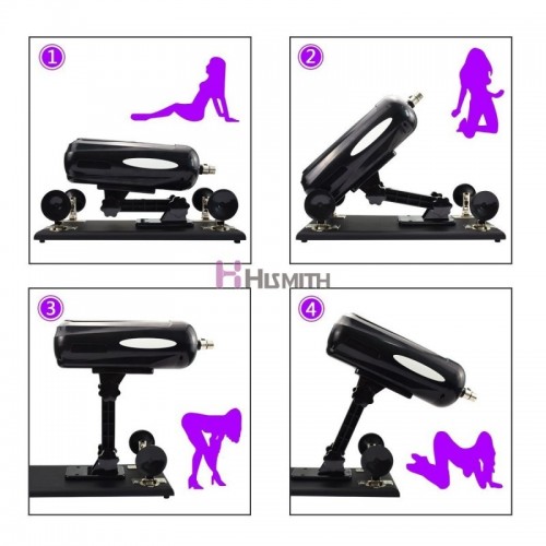Automatic Sex Machine Speed Adjustable With Big Dildo Masturbation - B
